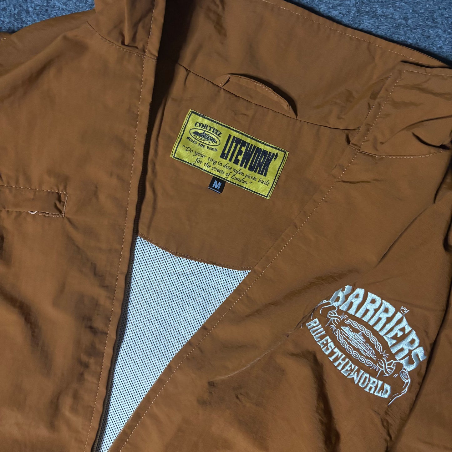 Corteiz x Barriers shuku track jacket