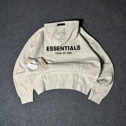 Essentials light oatmeal hoodie
