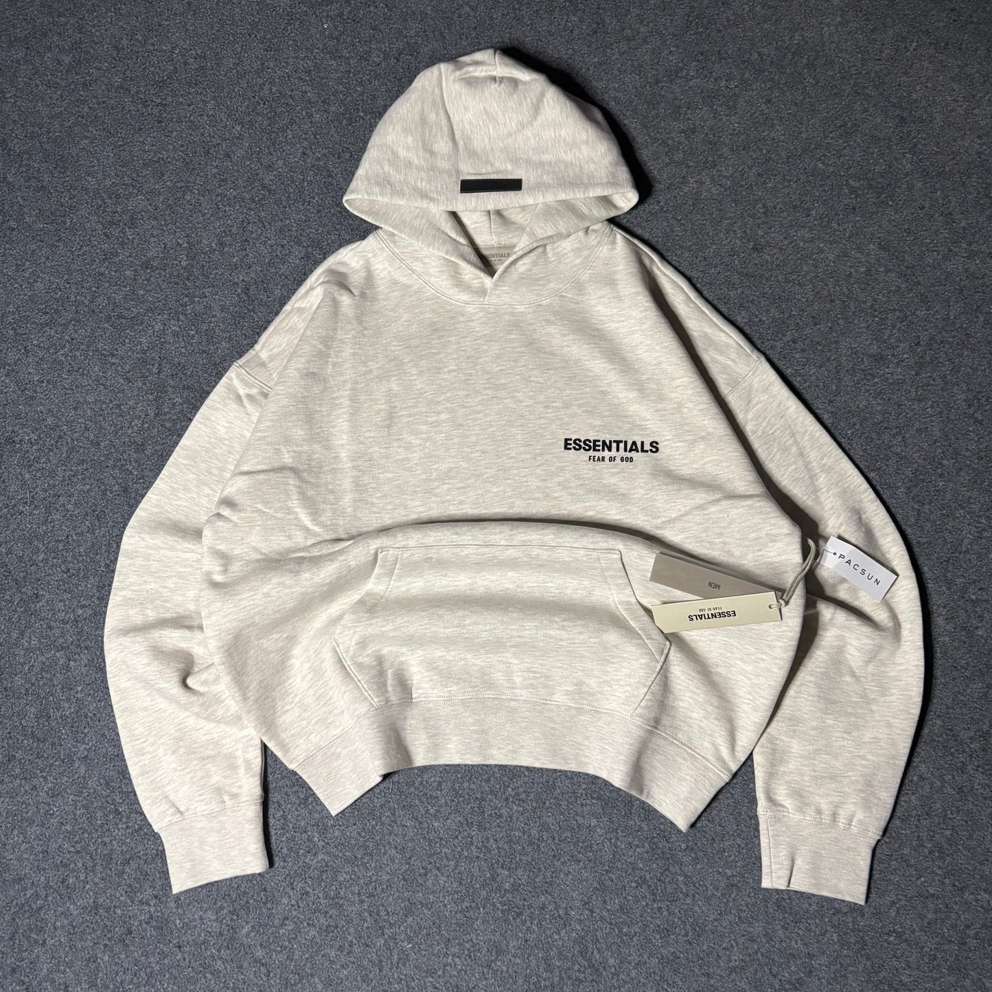 Essentials light oatmeal hoodie