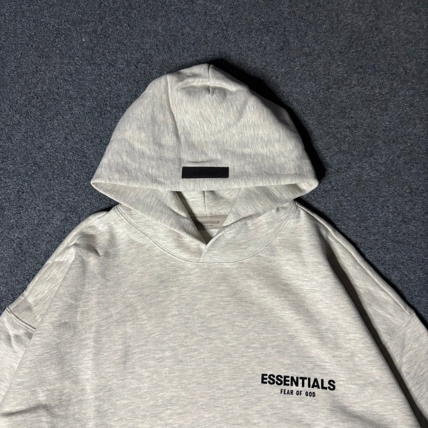 Essentials light oatmeal hoodie