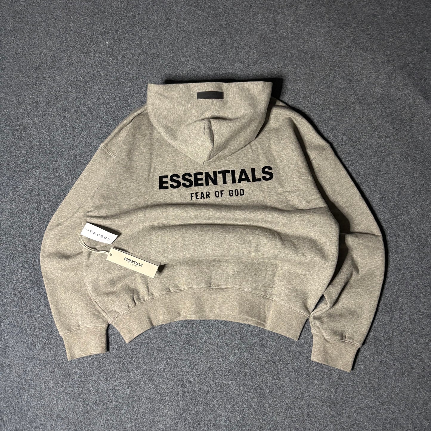 Essentials dark oatmeal hoodie
