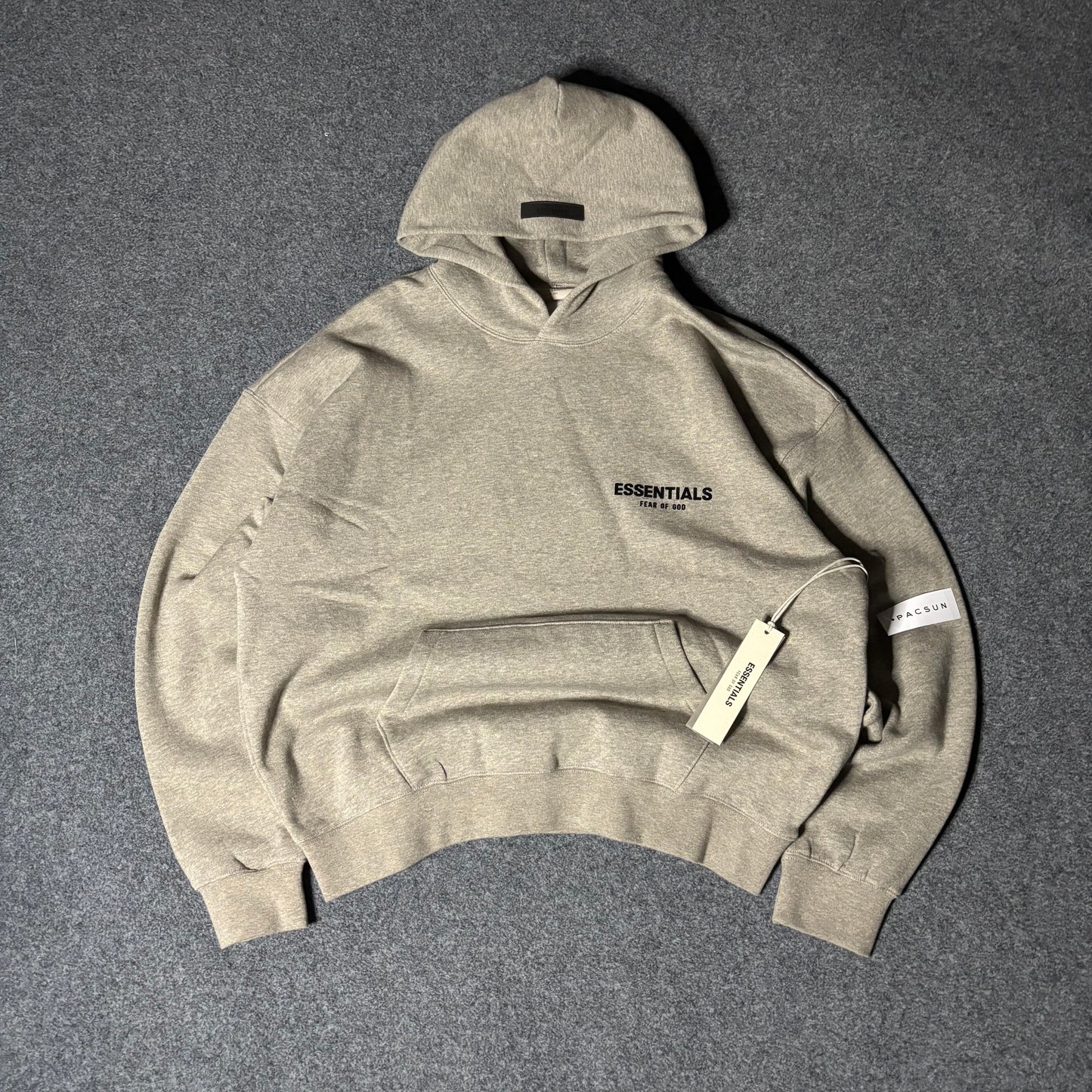 Essentials dark oatmeal hoodie