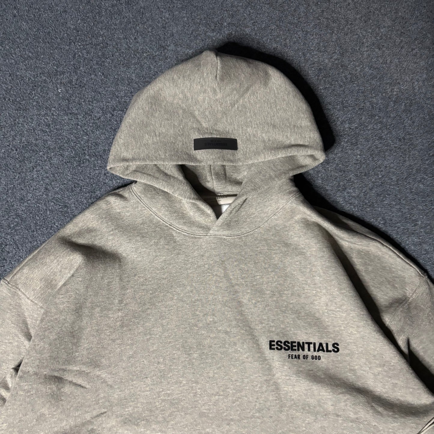 Essentials dark oatmeal hoodie