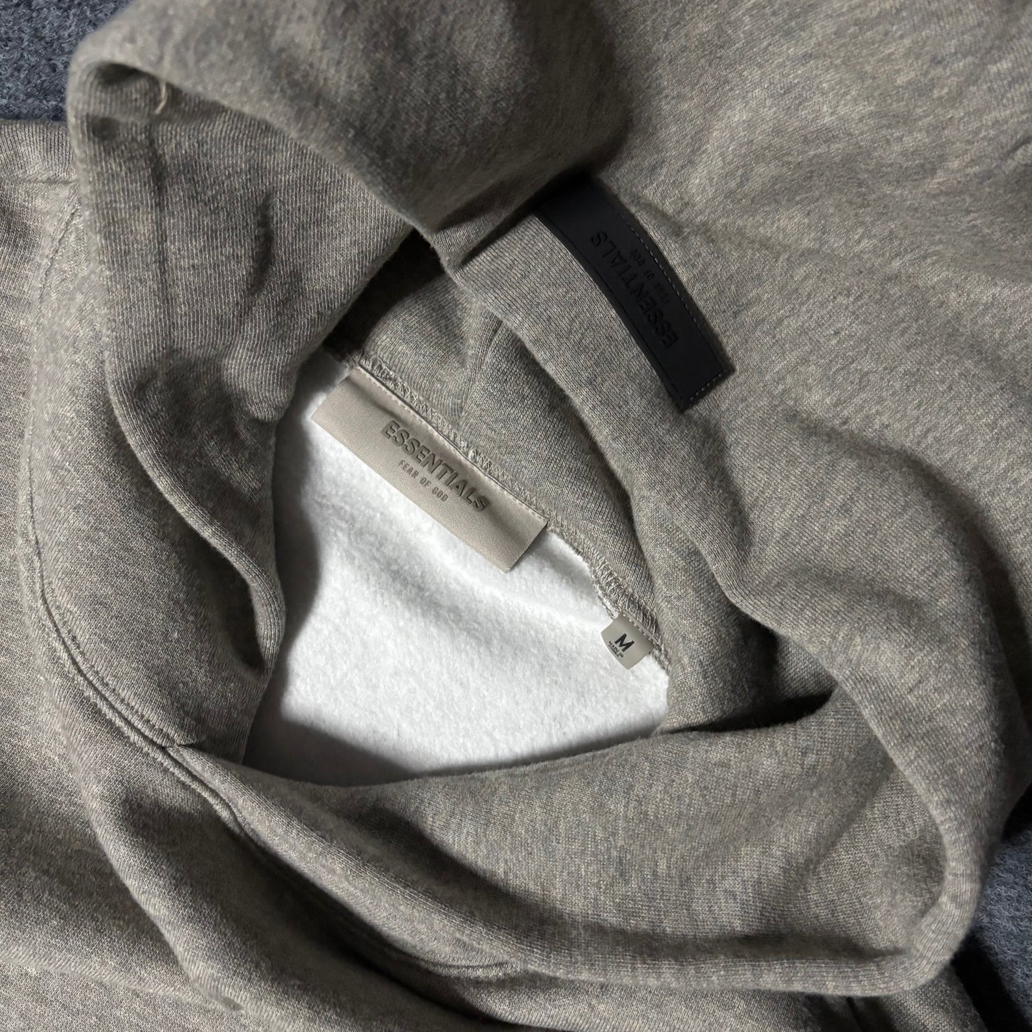 Essentials dark oatmeal hoodie