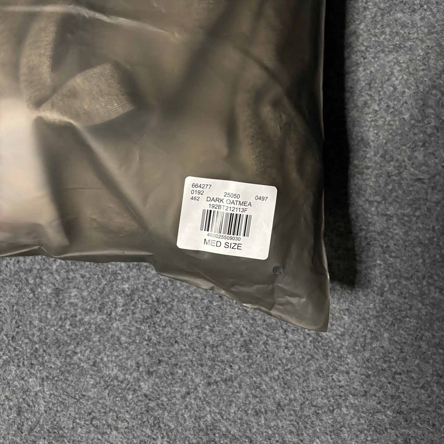 Essentials dark oatmeal hoodie