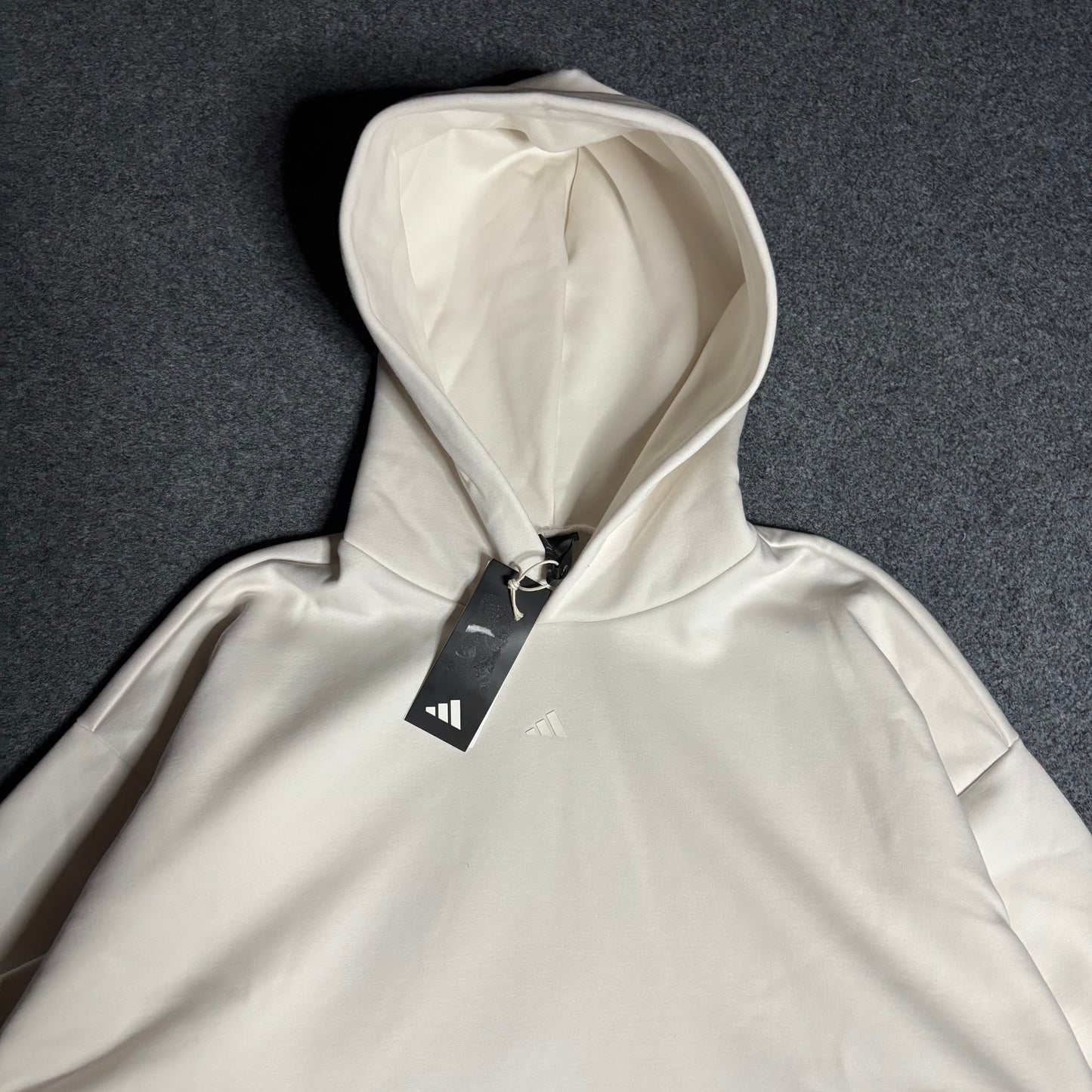 Adidas basketball one fl hoodie cloud white