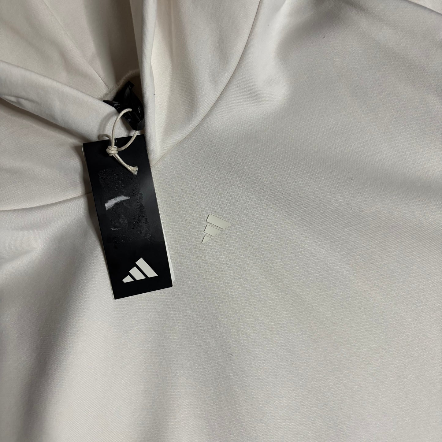 Adidas basketball one fl hoodie cloud white
