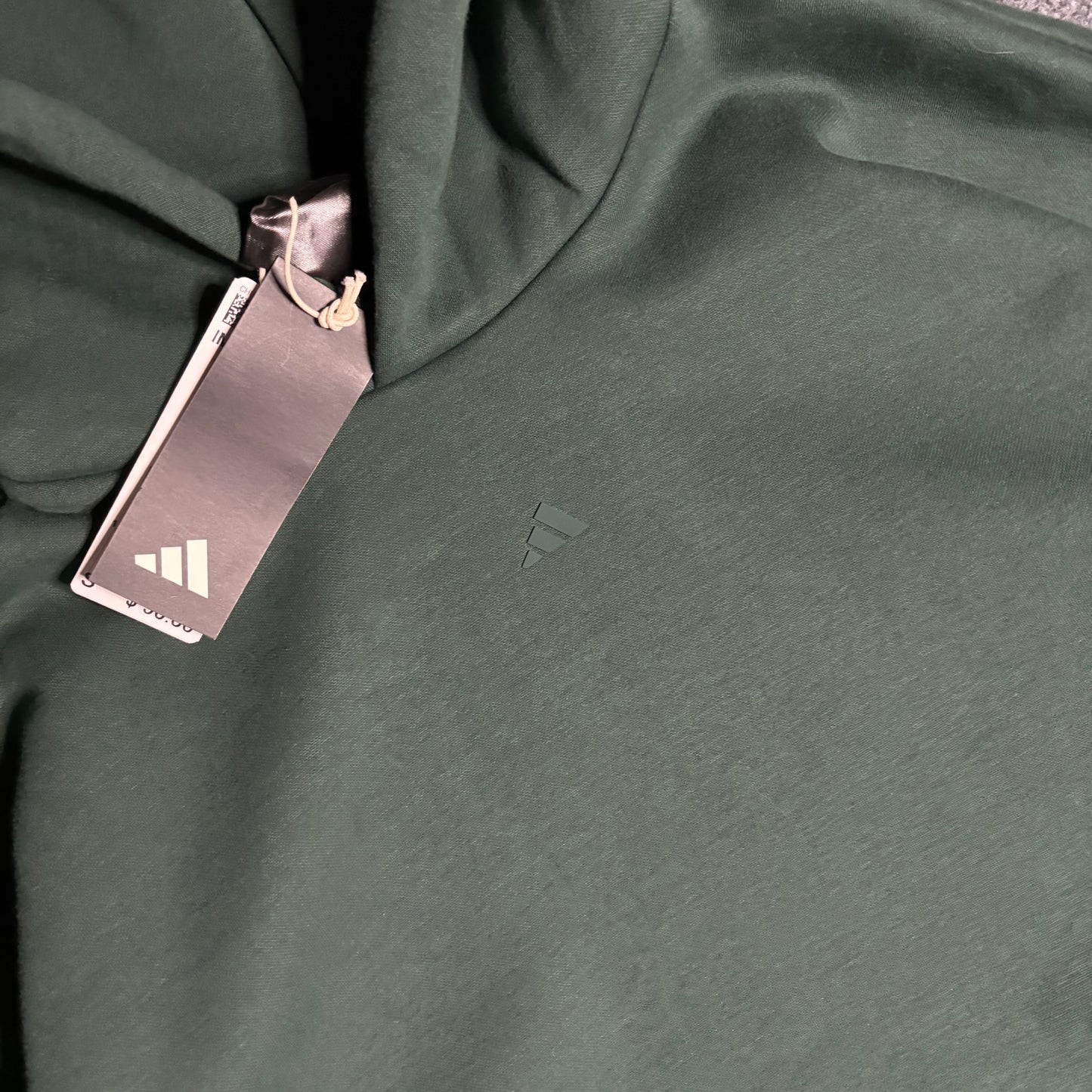 Adidas basketball one fl hoodie mineral green