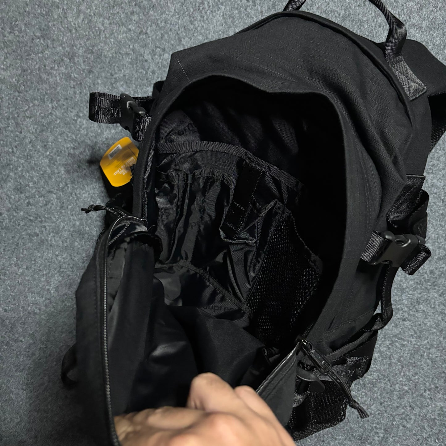 Supreme ss26 backpack cordura black