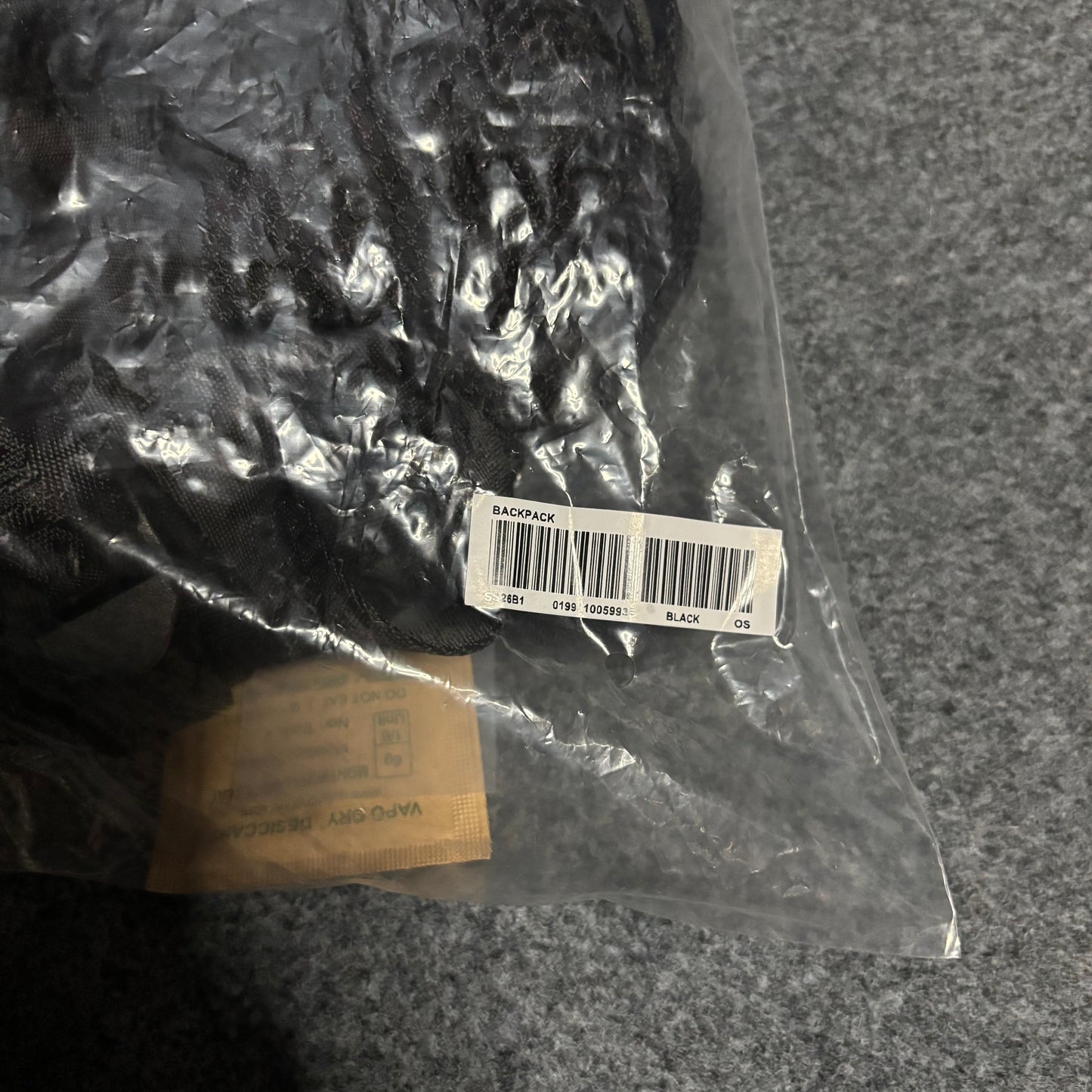 Supreme ss26 backpack cordura black