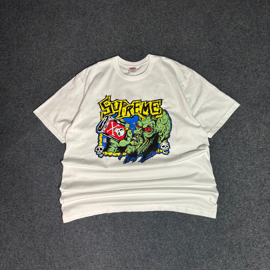 Supreme Rob zombie tee white
