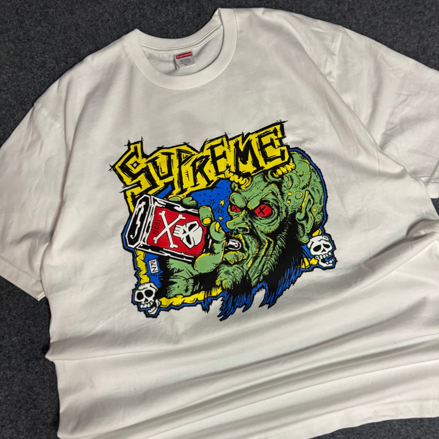 Supreme Rob zombie tee white
