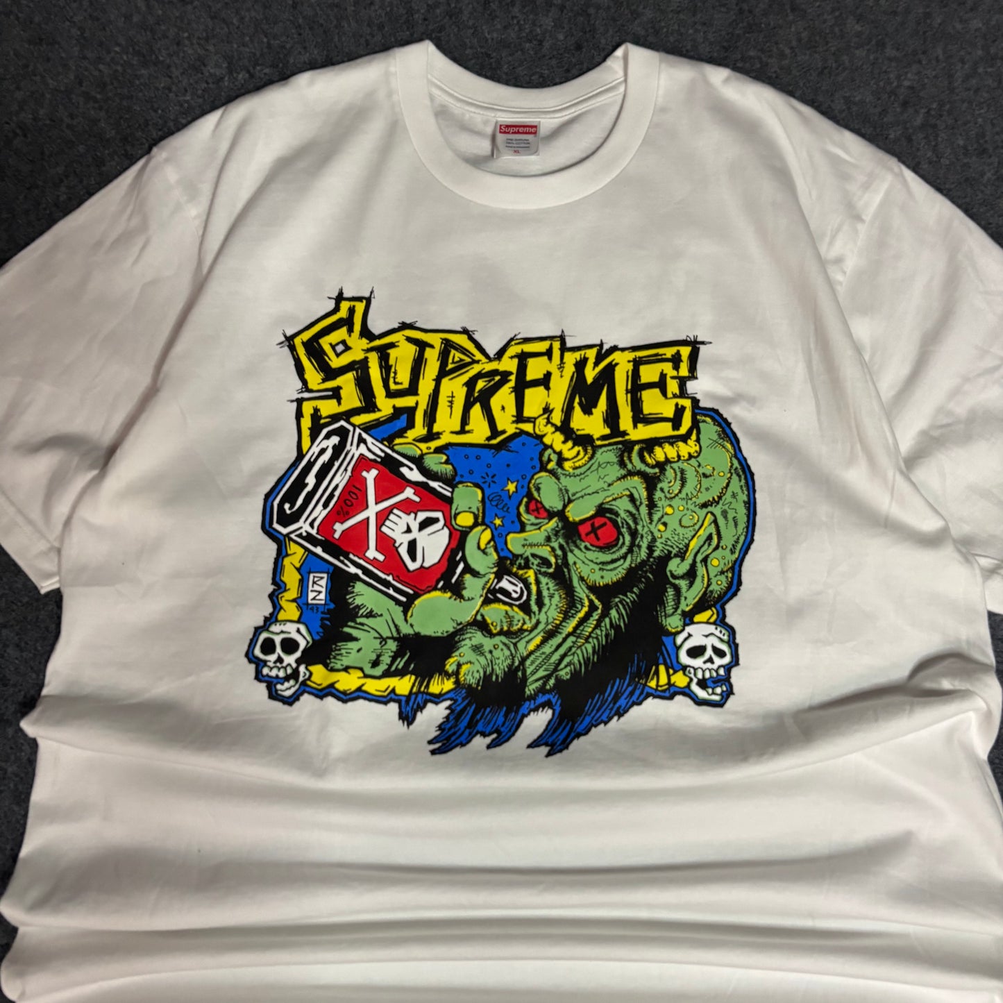 Supreme Rob zombie tee white