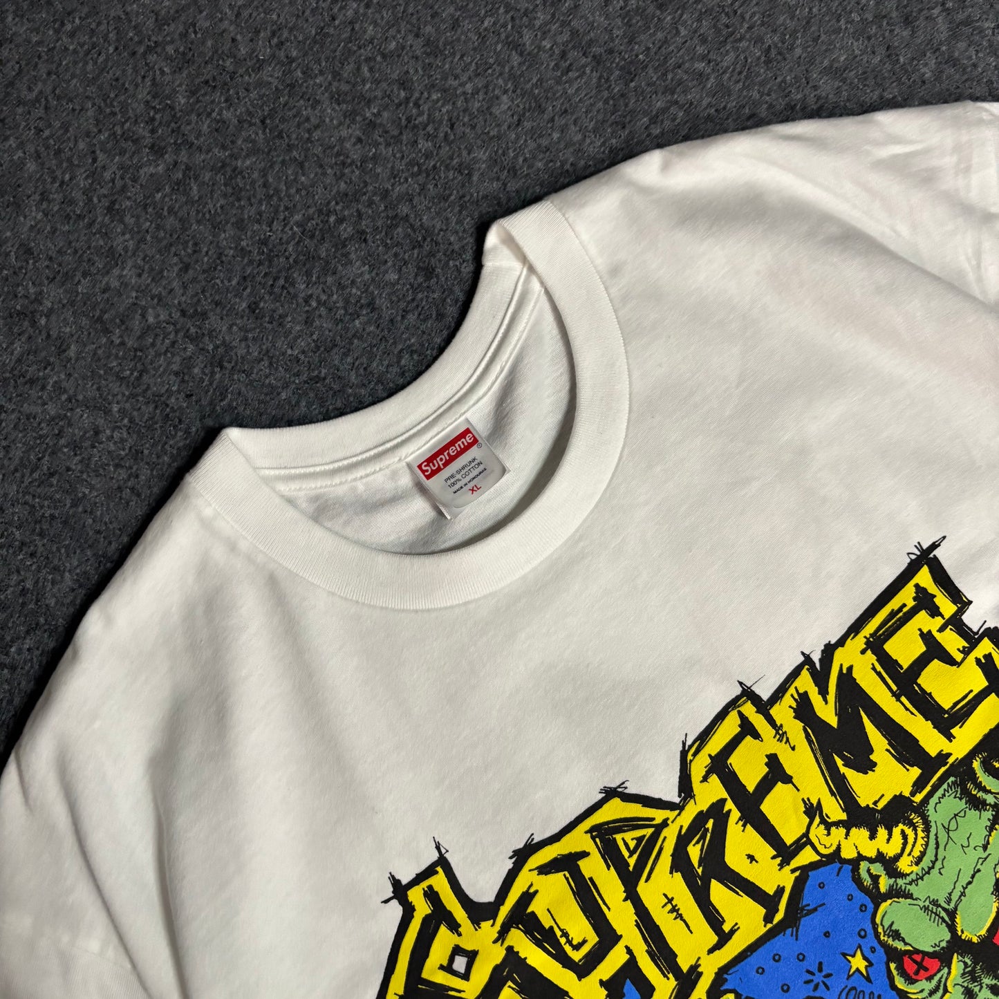 Supreme Rob zombie tee white