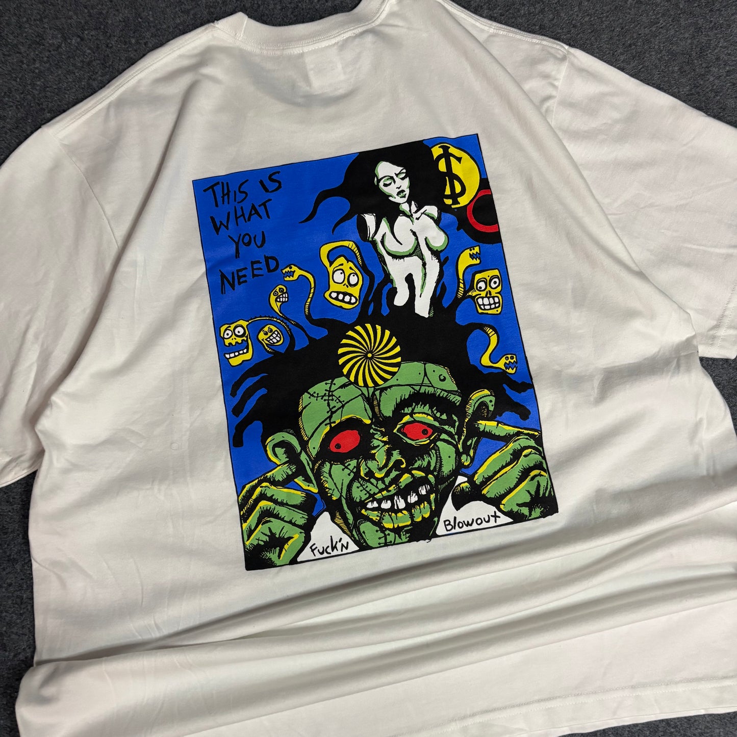 Supreme Rob zombie tee white