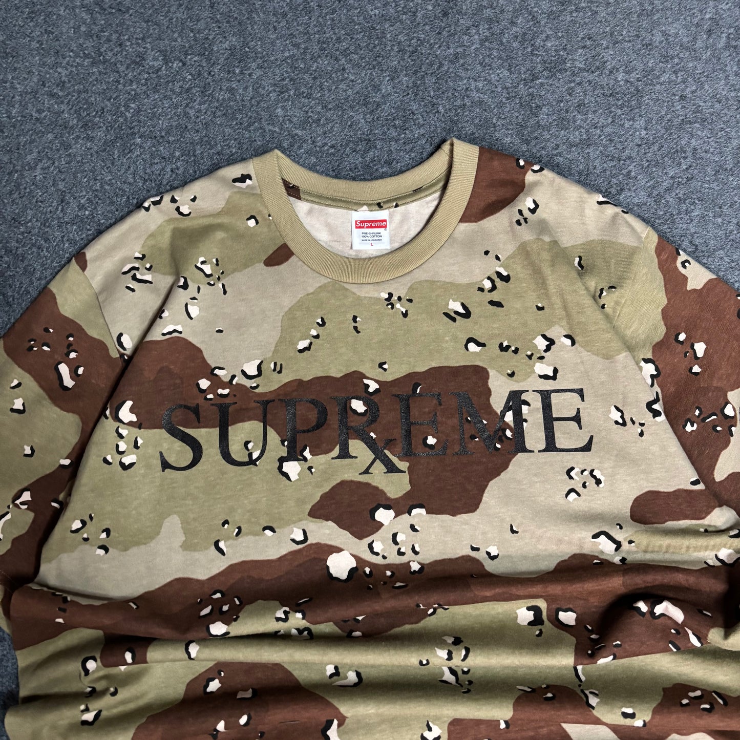 Supreme prescription RX desert camo tee