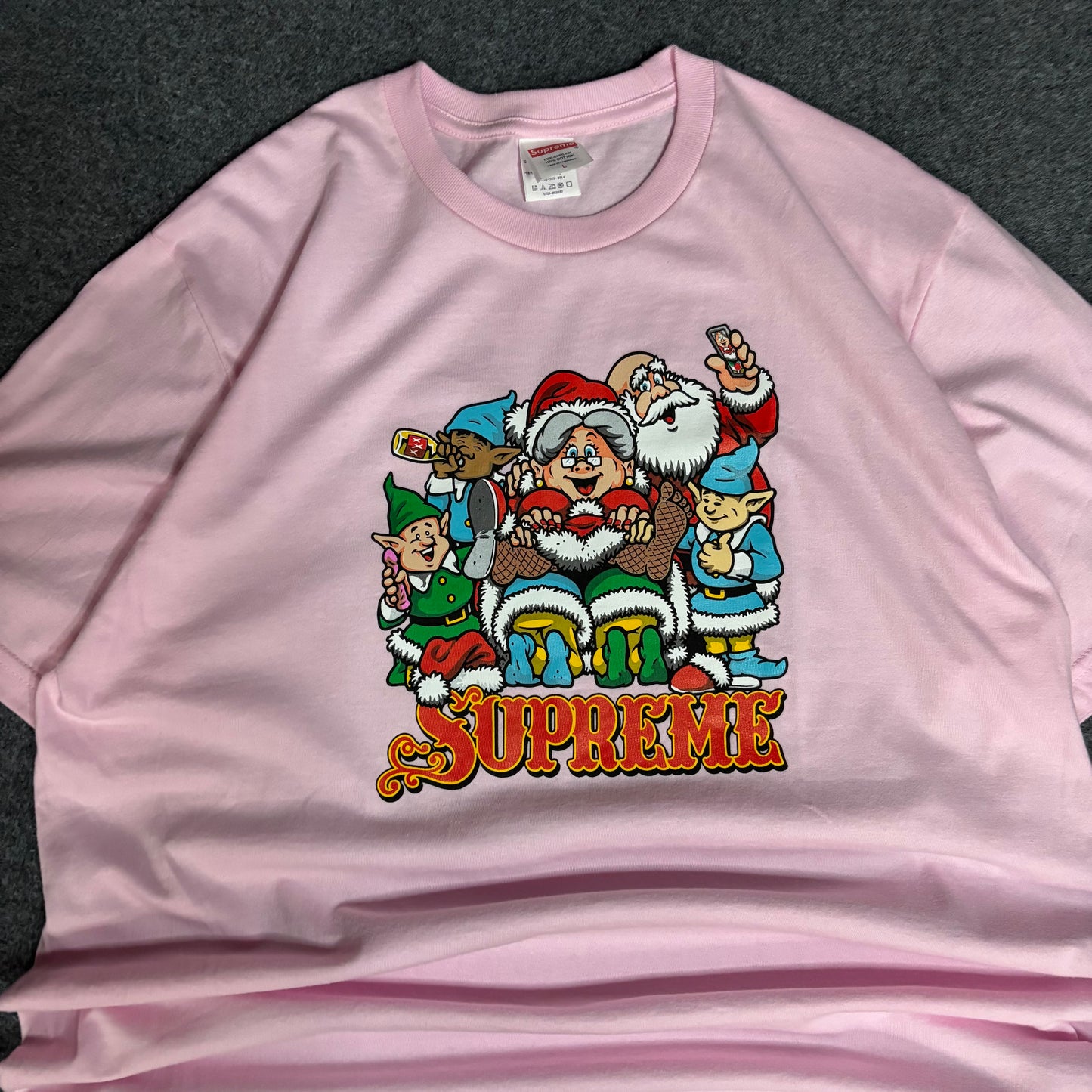 Supreme naughty tee pink