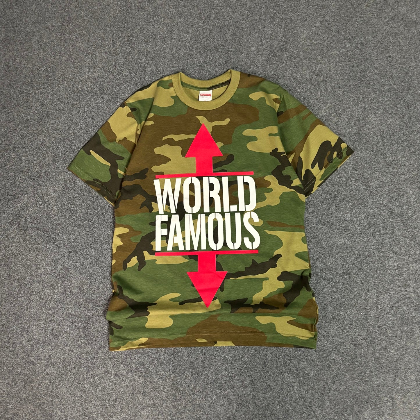 Supreme world famous woodland camo