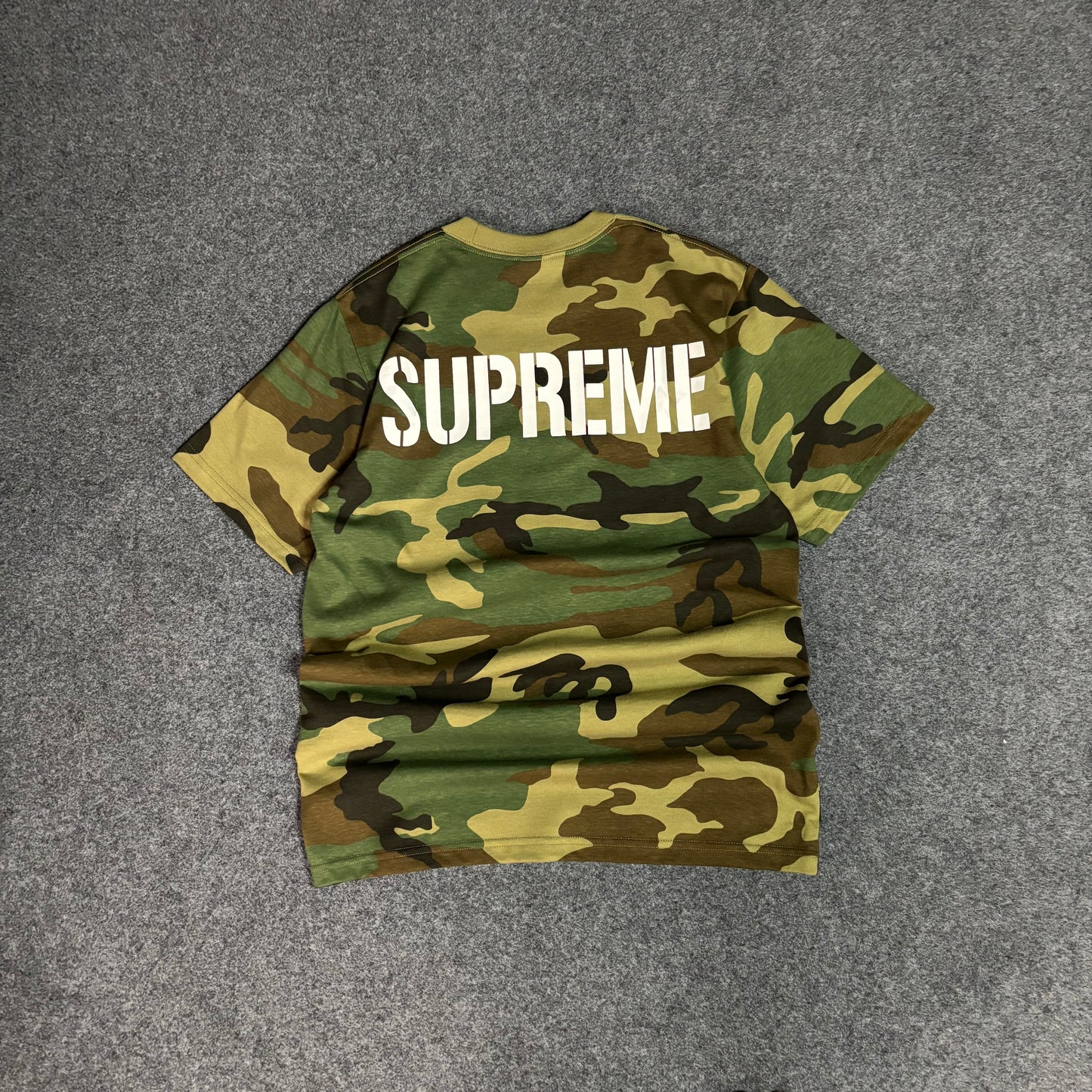 Supreme world famous woodland camo
