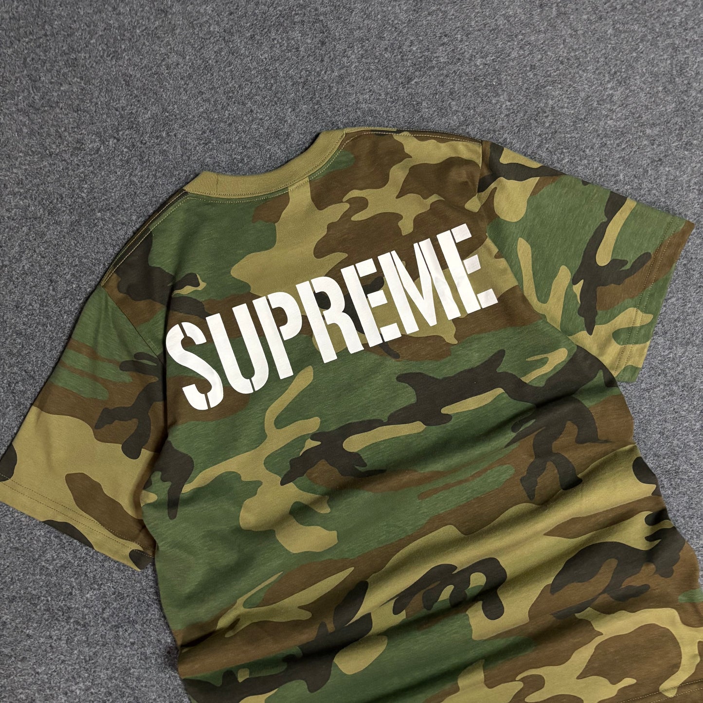 Supreme world famous woodland camo