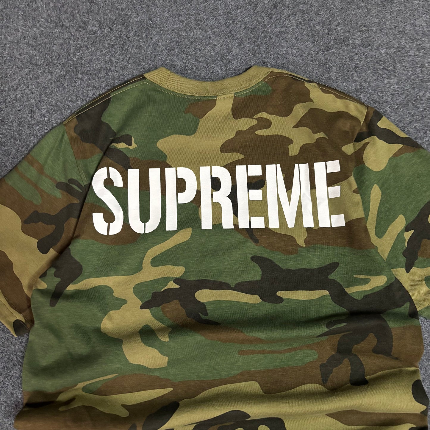 Supreme world famous woodland camo