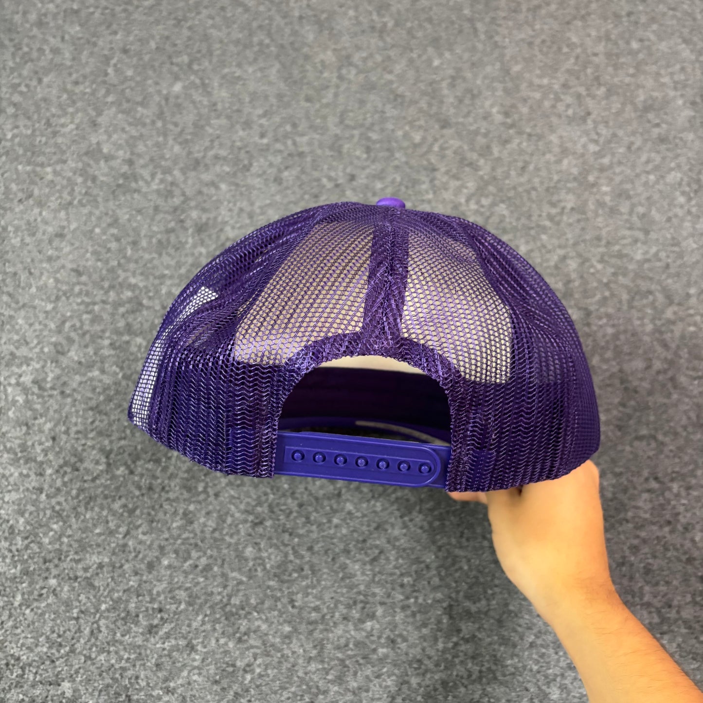 Drew House star purple trucker hat