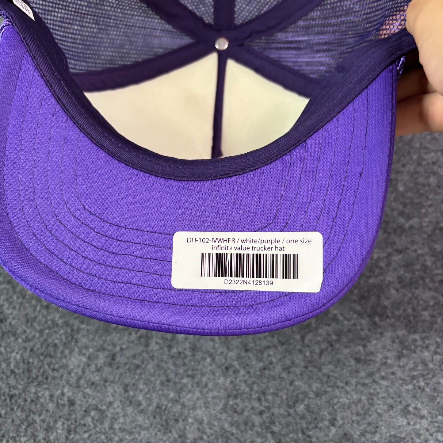 Drew House star purple trucker hat