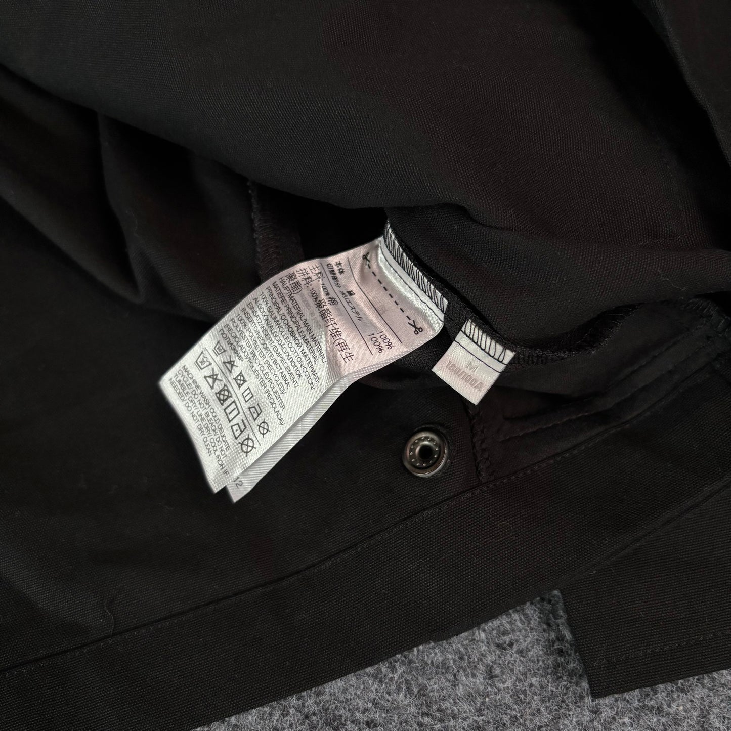Y-3 Adidas pocket overshirt black