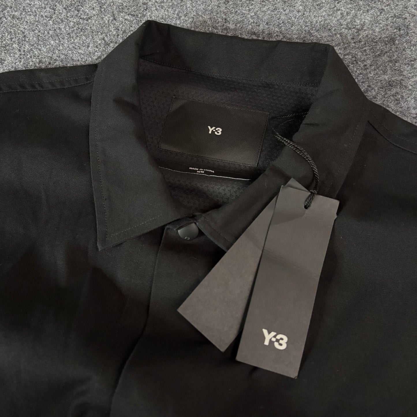 Y-3 Adidas pocket overshirt black
