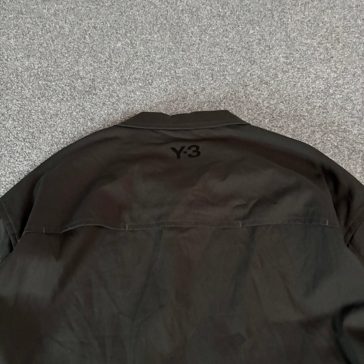 Y-3 Adidas pocket overshirt black