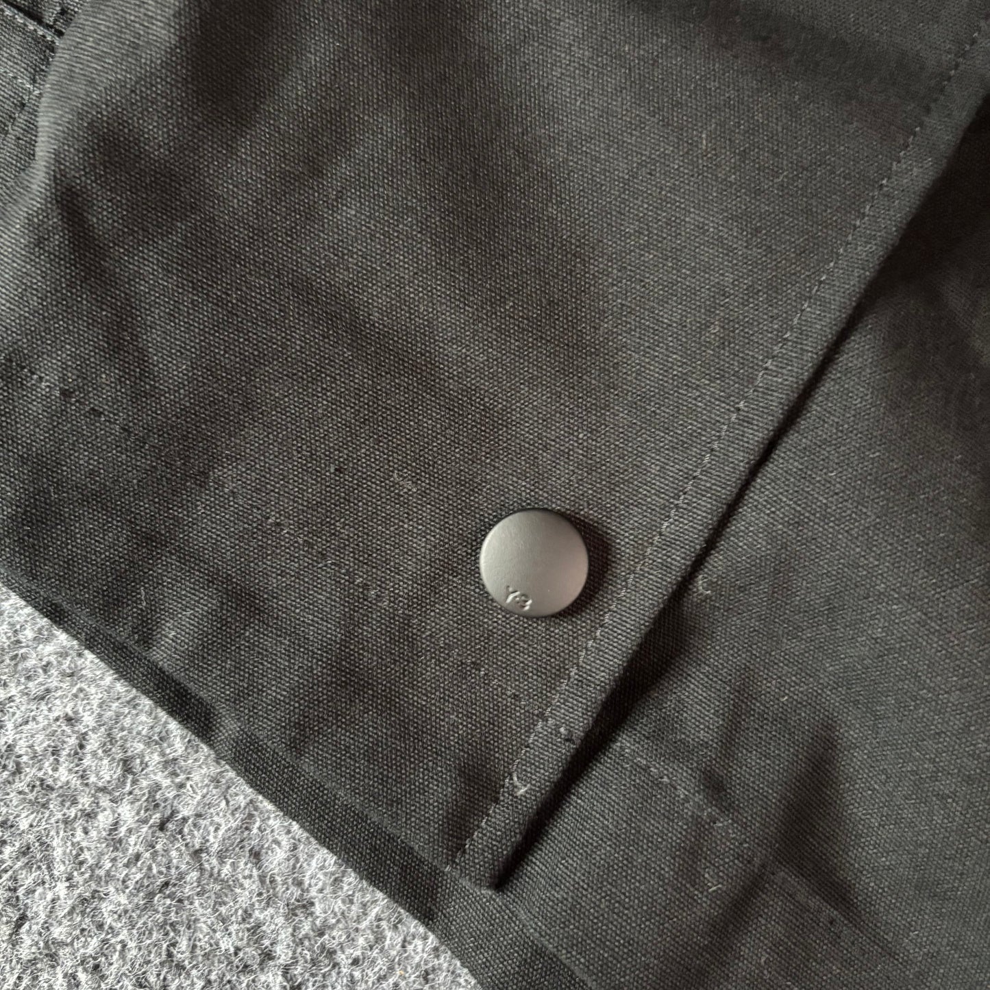 Y-3 Adidas pocket overshirt black