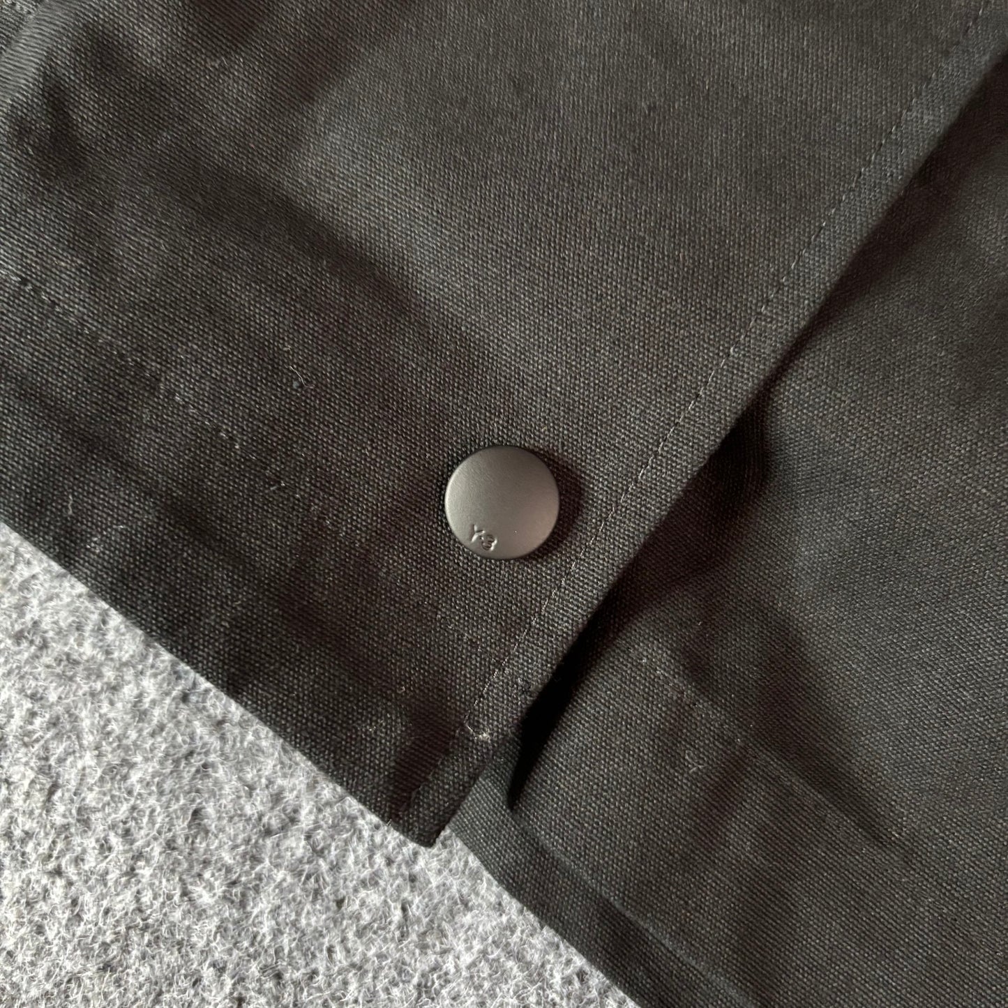 Y-3 Adidas pocket overshirt black