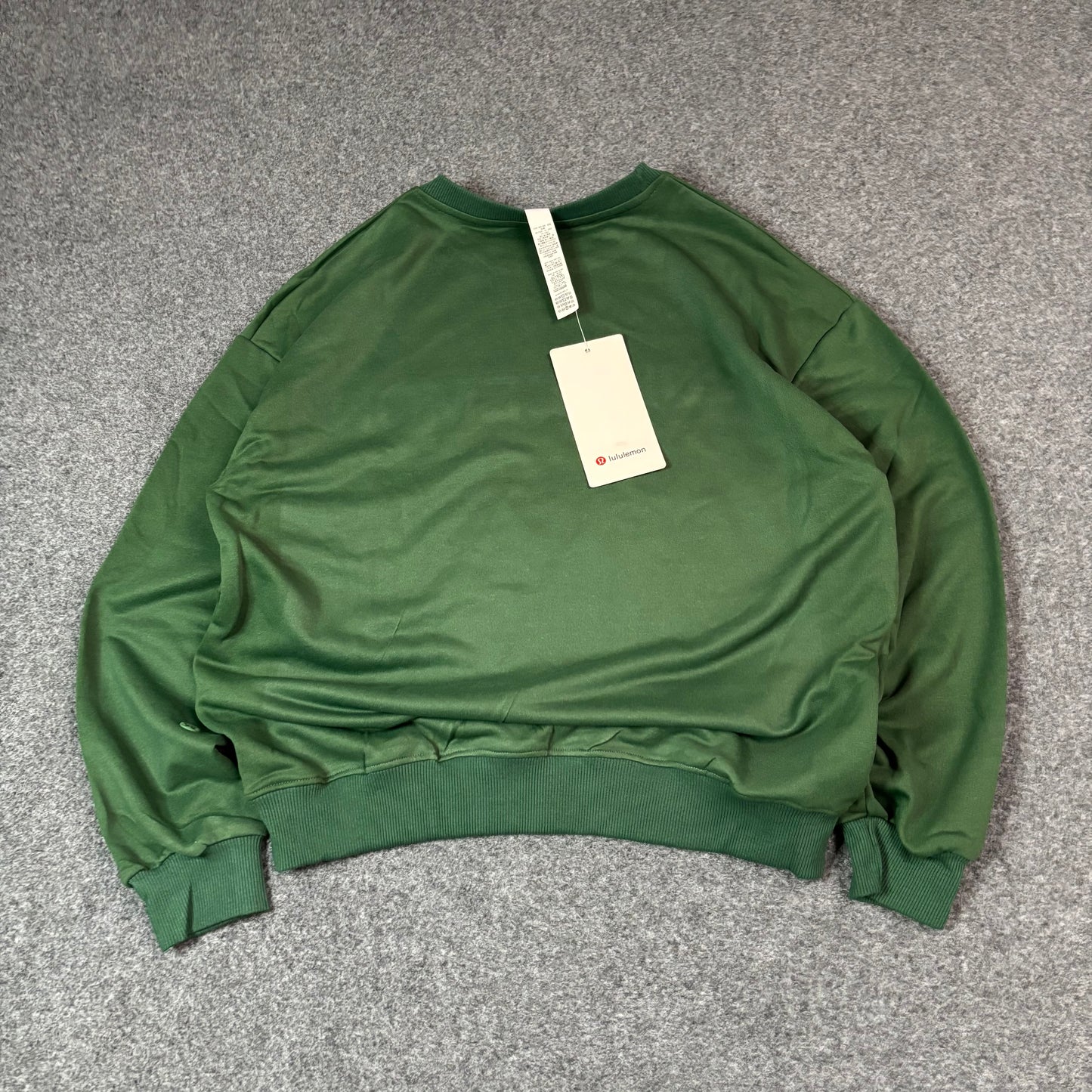 Lululemon logo green crewneck